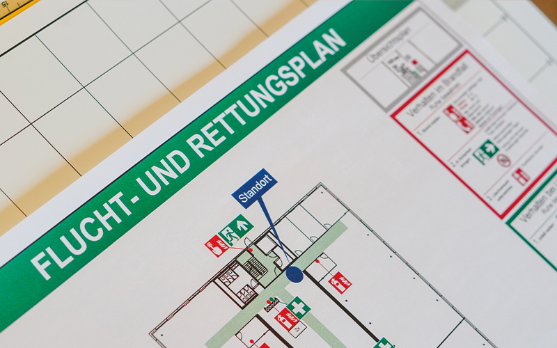 Flucht- und Rettungsplan